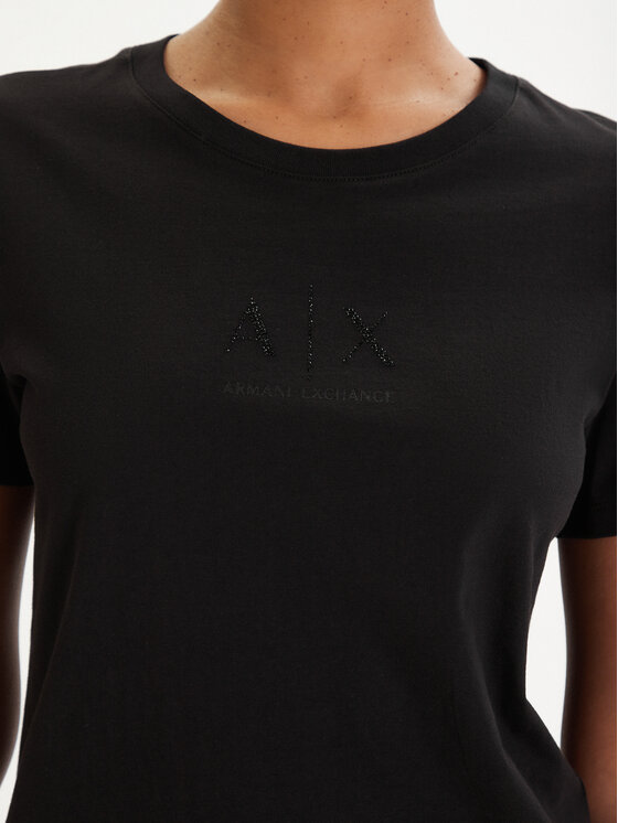 Armani Exchange Armani Exchange Футболка XW001459 AF10356 UC001 Чорний Regular Fit