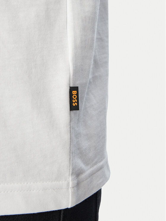 BOSS BOSS Camiseta 50571288 Blanco Regular Fit