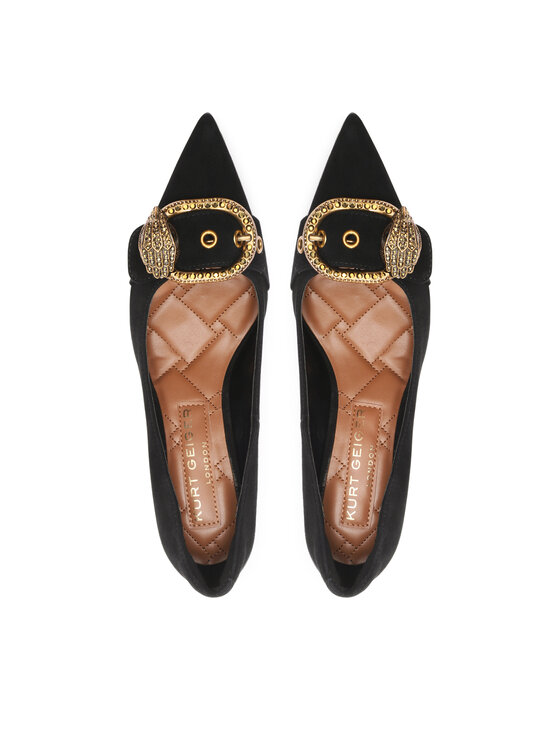 Kurt Geiger Magassarkú Kurt Geiger 225-Mayfair Court 9981400209 Fekete