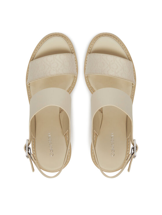 Calvin Klein Alpargatas Calvin Klein Wedge Sandal 70 - Jacq HW0HW02386 Blanco