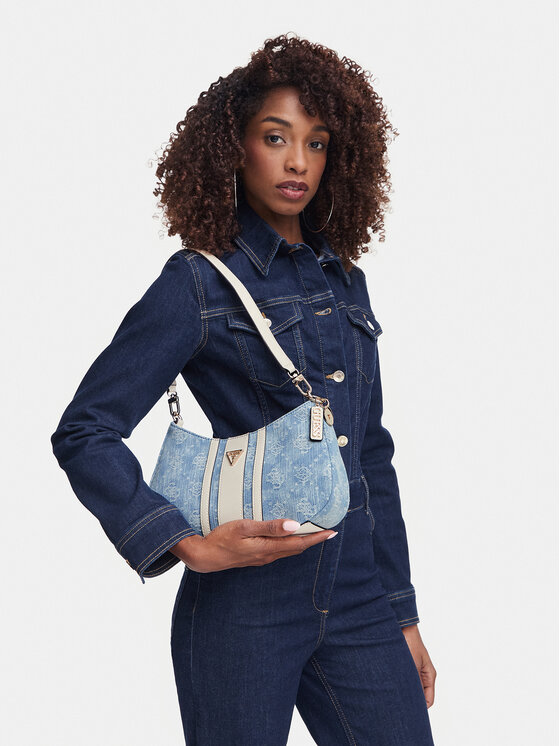 Guess Torebka Guess Noelle II HWDL96 72180 Niebieski jasny