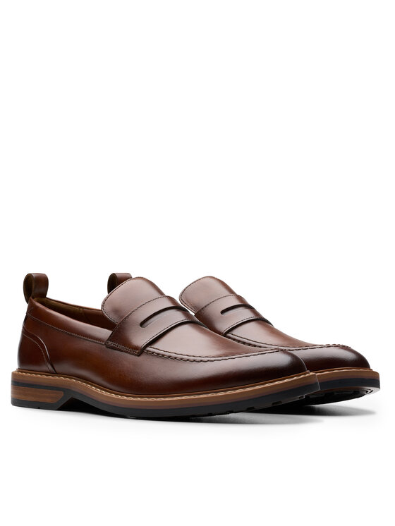 Clarks Мокасини Clarks Aldwin Step 26178430 Коричневий