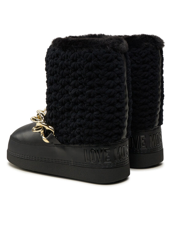 LOVE MOSCHINO Sniego batai LOVE MOSCHINO JA24322G0LISI000 Juoda