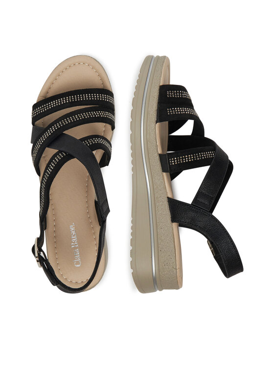 Clara Barson Босоніжки Clara Barson WS2506-09 Чорний