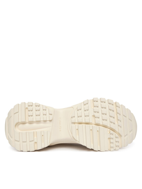 Calvin Klein Snīkeri Calvin Klein Hike Runner Lup Lin Mesh HW0HW03000 Balts
