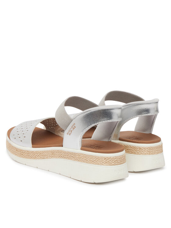 Skechers Босоніжки Skechers Bobs Sun Ray 114415/SIL Срібний