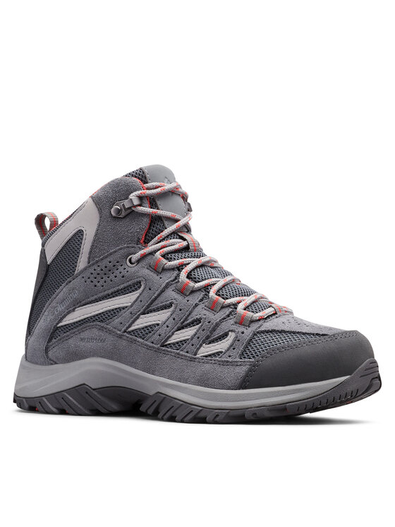 Columbia Παπούτσια πεζοπορίας Columbia Crestwood Mid Waterproof 2099861 Γκρι