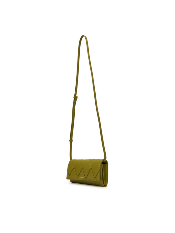 Calvin Klein Τσάντα Calvin Klein Ck Woven Convertible Wallet Bag K60K612970 Πράσινο