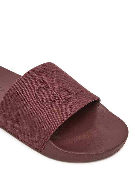 Calvin Klein Jeans Şlapi Calvin Klein Jeans Slide Hf Mono Cv YM0YM01282 Maro