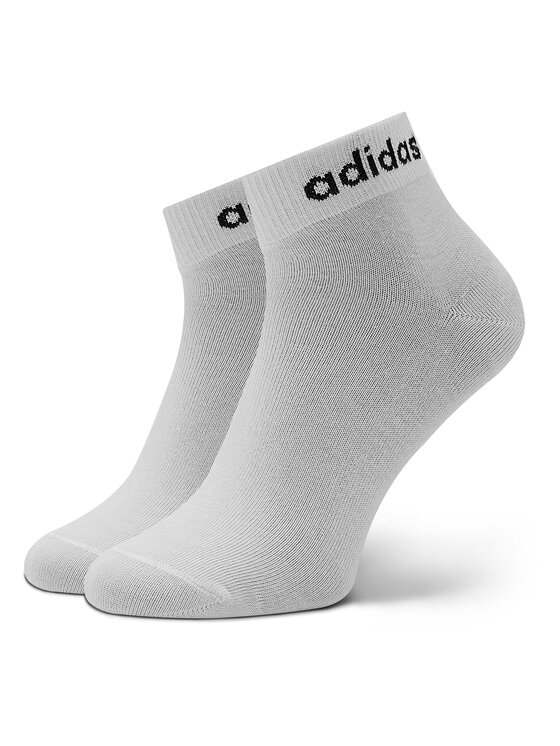 adidas Kratke čarape adidas Think Linear Ankle Socks 3 Pairs IC1306 Siva