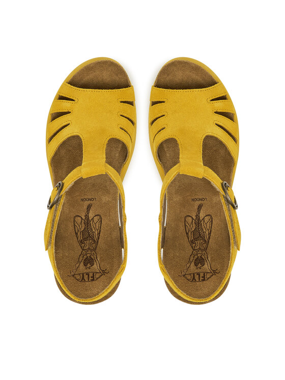 Fly London Босоніжки Fly London Gaitfly P144959008 Жовтий