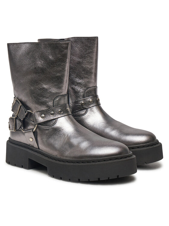 Steve Madden Ботильйони Steve Madden Zwart SM11003405 Сірий