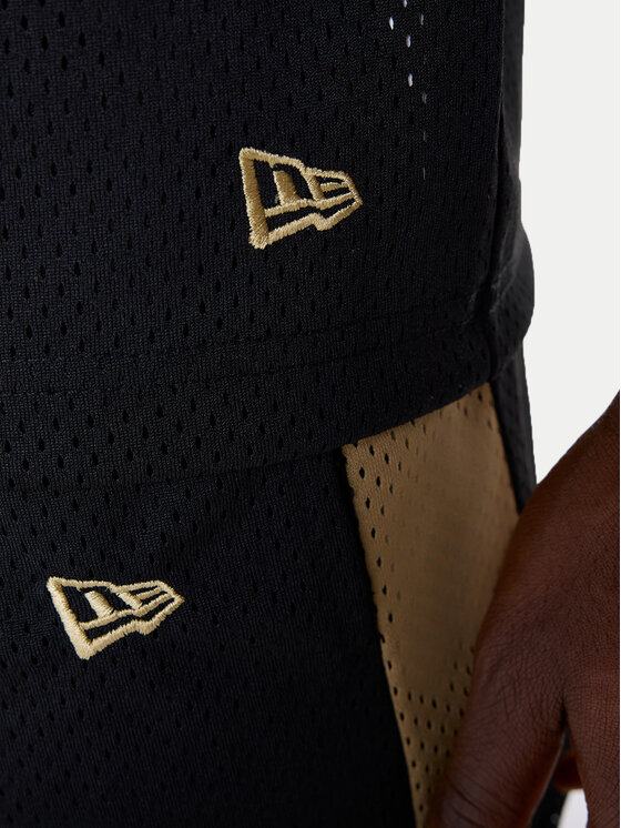 New Era New Era Футболка Saf49E Mesh Graphic Jersey 60596390 Чорний Regular Fit