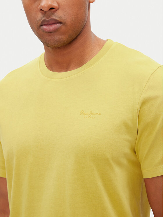 Pepe Jeans Pepe Jeans Футболка Jacko PM508664 Жовтий Regular Fit