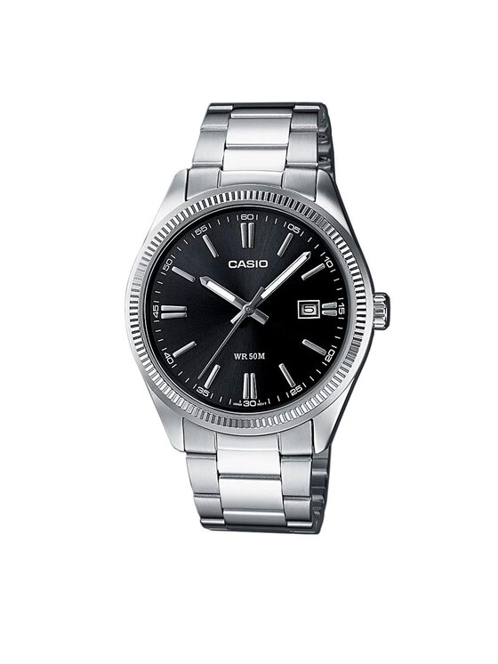Casio Часовник Casio MTP-1302D-1A1VEF Сребрист