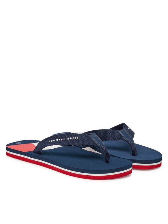 Tommy Hilfiger Žabky Tommy Hilfiger T3X8-33908-0058 S Tmavomodrá
