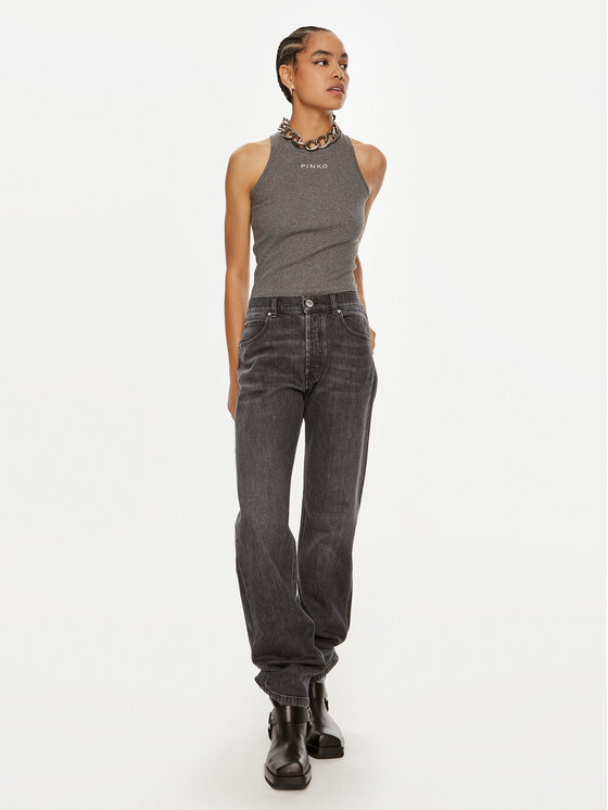 PINKO Pinko Топ Distinto 100822 A22X Сірий Regular Fit