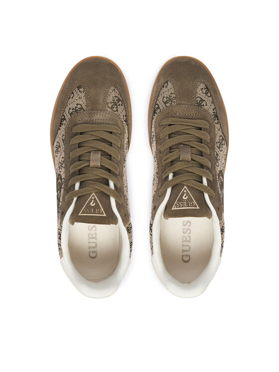 Guess Снікерcи Guess FLTJAC LEA12 Хакі