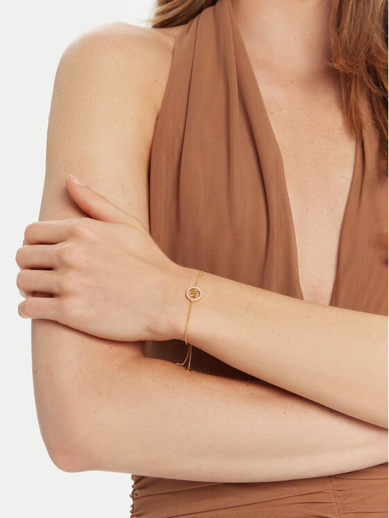 Michael Kors Rokassprādze Michael Kors Logo Circle Slider MKC1246AN710 Zelta