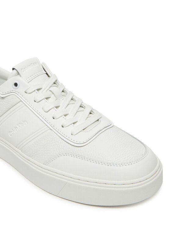 Calvin Klein Sneakersy Calvin Klein Clean Cup Low Lace Tape HM0HM01898 Biały