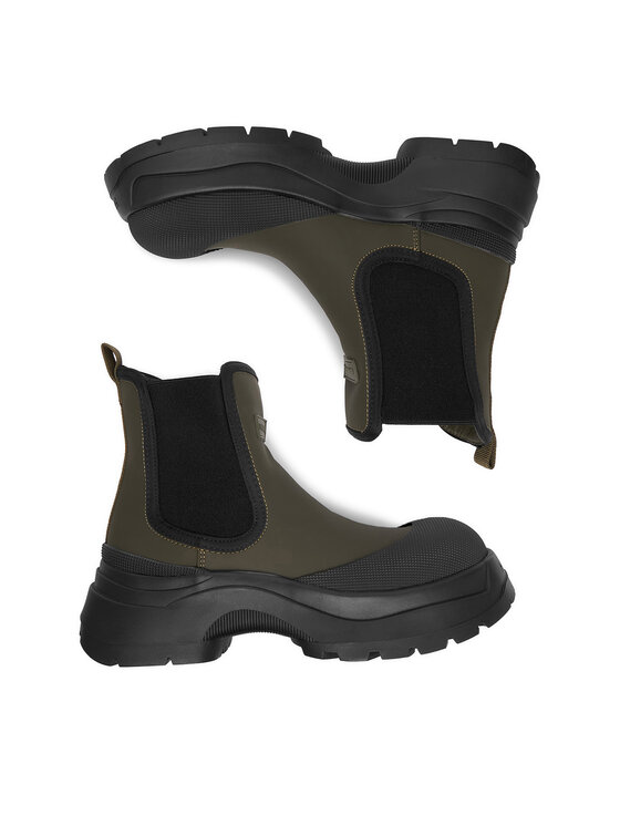 Hunter Členková obuv s elastickým prvkom Hunter CEO-SX2405-1 Kaki