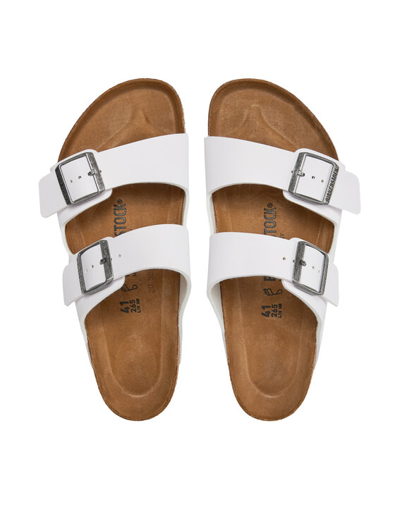 Birkenstock Шльопанці Birkenstock Arizona Birko-Flor 552681 Білий