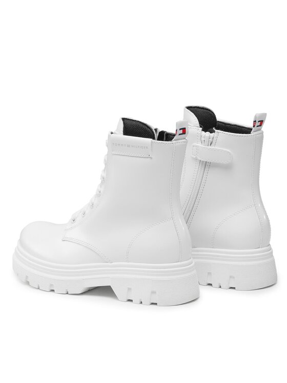 Tommy Hilfiger Čižmy Tommy Hilfiger T4A5-33039-1453 M Biela