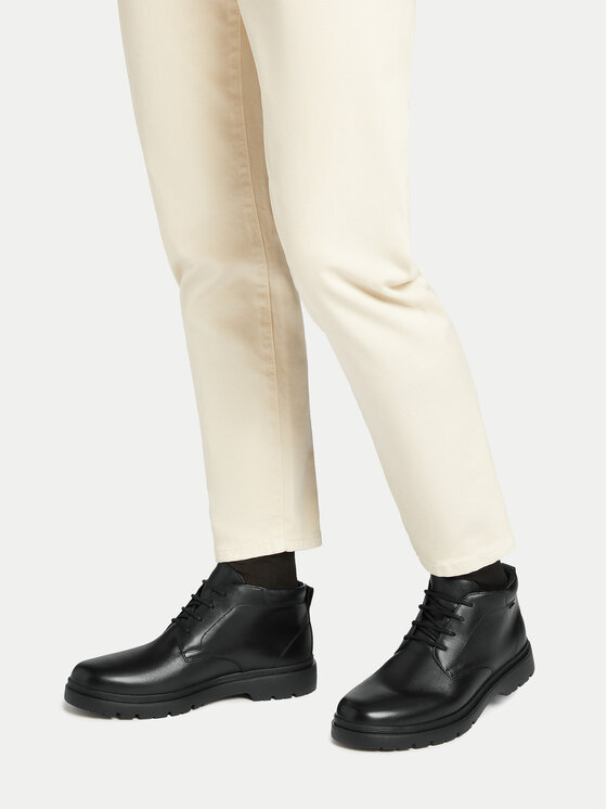 Geox Kotníková obuv Geox U Spherica Ec1 B Abx U46HND 00043 C9999 Černá