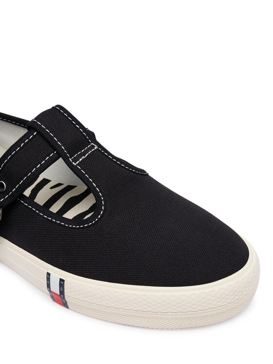 Tommy Jeans Tenisenes Tommy Jeans Archive Y2K Mary Jane EN0EN03048 Melns