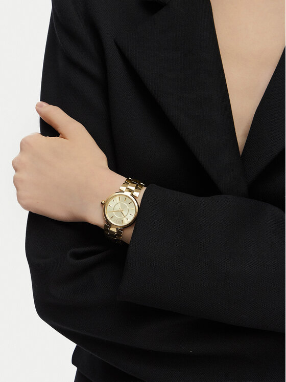 Armani Exchange Годинник Armani Exchange Audelle AX4407 Золотий