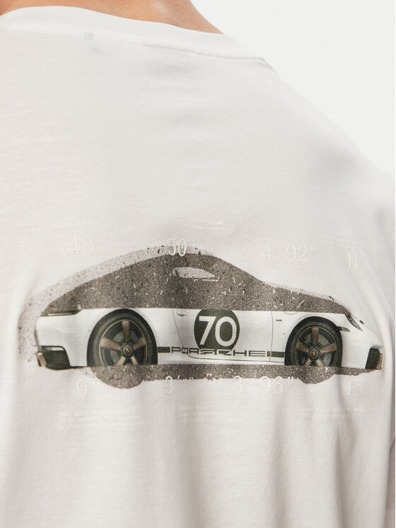 BOSS BOSS Camiseta TS_PS Spirit70 Car 50561856 Blanco Regular Fit