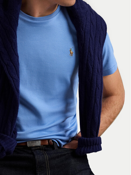 Polo Ralph Lauren Polo Ralph Lauren Футболка 710740727086 Голубий Slim Fit