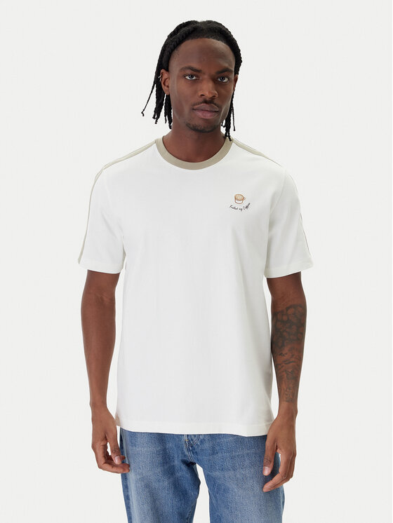 adidas adidas Camiseta Lux Coffee Cafe Cup Graphic JZ5072 Blanco Loose Fit