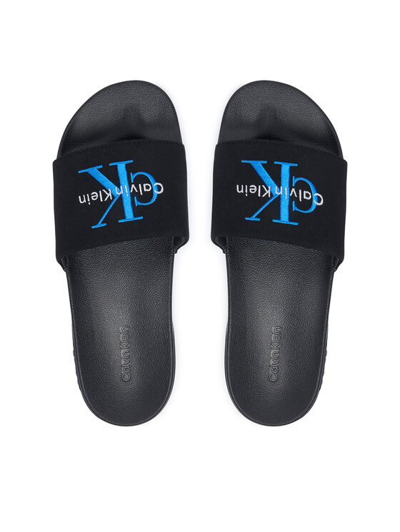 Calvin Klein Nazouváky Calvin Klein Ee Slide Cv YM0YM01393 Černá