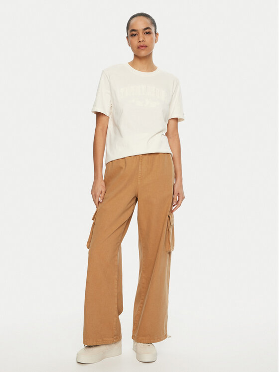 Tommy Jeans Tommy Jeans T-Shirt Varsity DW0DW19444 Λευκό Relaxed Fit
