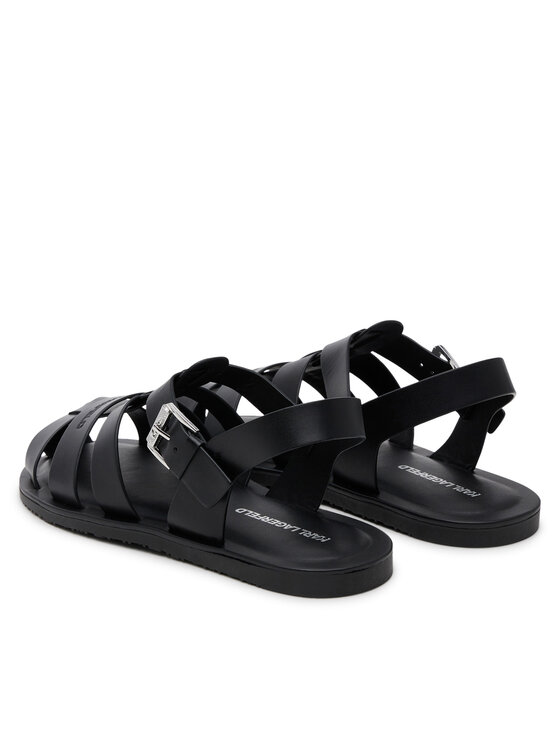 KARL LAGERFELD Klapki KARL LAGERFELD Kastor III KL70223 Czarny
