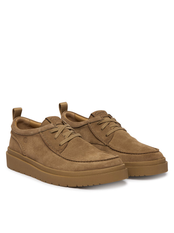 Clarks Туфлі Clarks Polden Moc 26186452 Бежевий