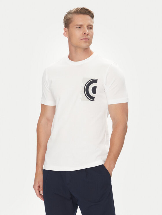 Pierre Cardin Pierre Cardin T-shirt C5 21460.2120 Bianco Regular Fit