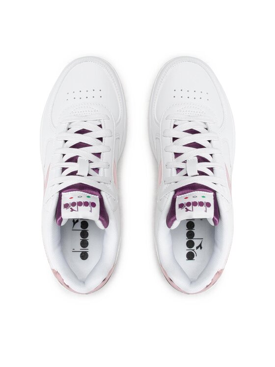 Diadora Laisvalaikio batai Diadora Raptor Low Metalic Satin Wn 101.178641 01 20006 Balta