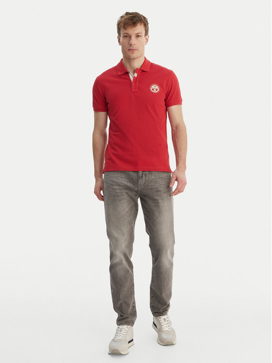 Napapijri Napapijri Polo E-Clanis NP0A4ID3 Rojo Regular Fit