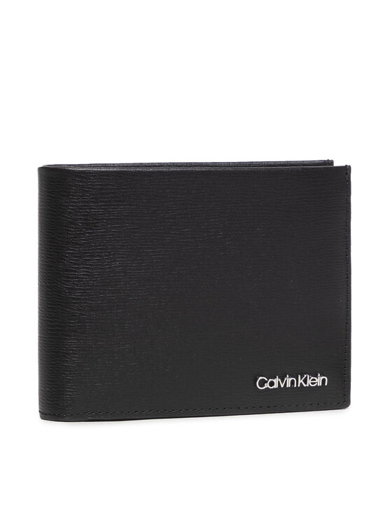 Calvin Klein Πορτοφόλι Calvin Klein Minimalism Trfold I0Cc W/Coin K50K507394 Μαύρο