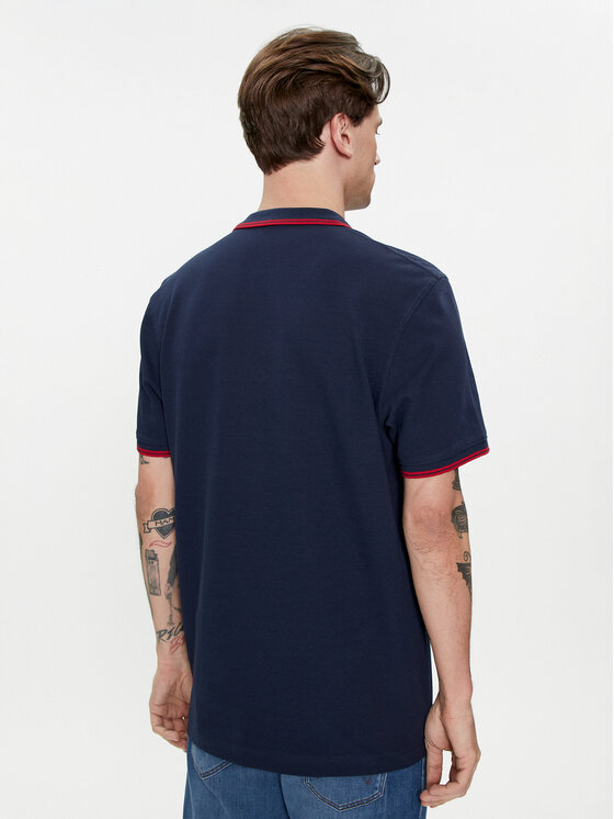 Wrangler Wrangler Pólóing 112350403 Sötétkék Regular Fit