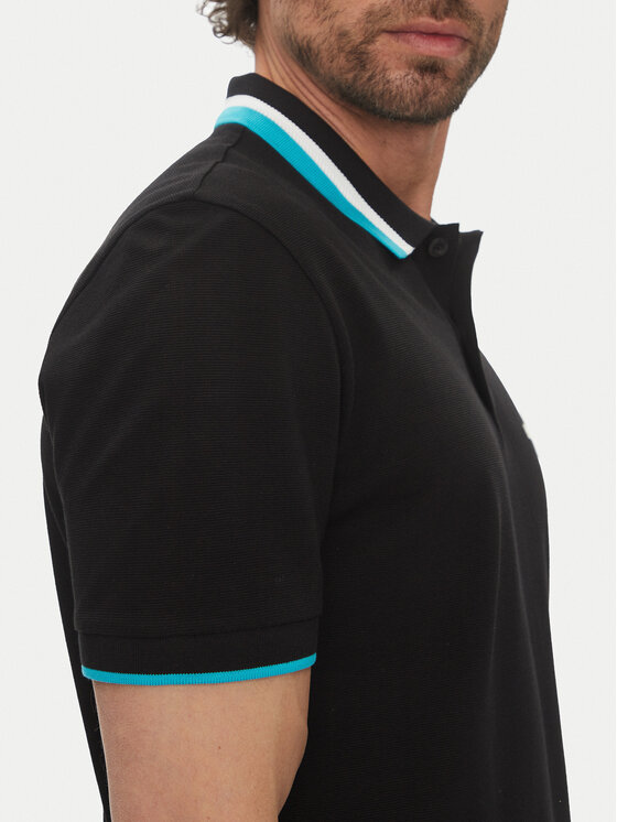 BOSS BOSS Поло Paddy Ap Heritage 50538101 Чорний Regular Fit