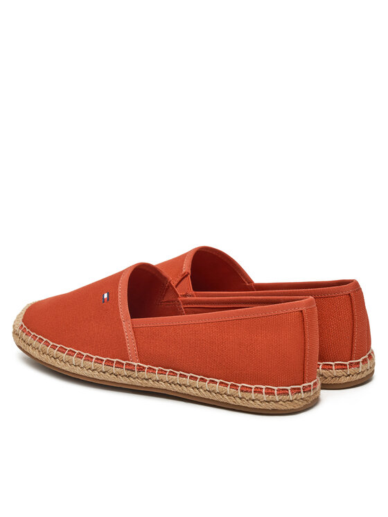 Tommy Hilfiger Espadrile Tommy Hilfiger Flag Canvas Espadrille FW0FW08541 Rdeča