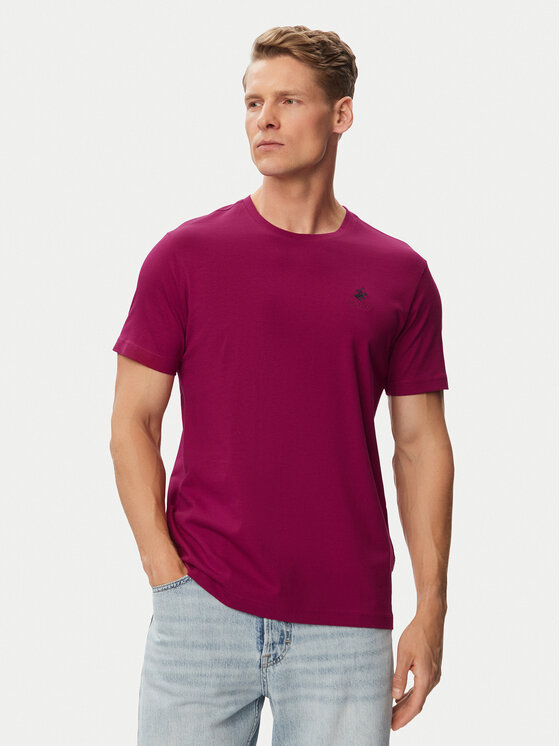 Beverly Hills Polo Club Beverly Hills Polo Club Футболка P-SS26M-TS41740 Бордовий Regular Fit