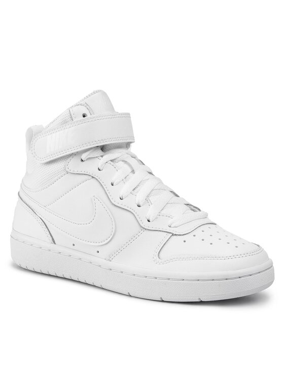Nike Sneakersy Nike Court Borough Mid 2 (Gs) CD7782 100 Biały