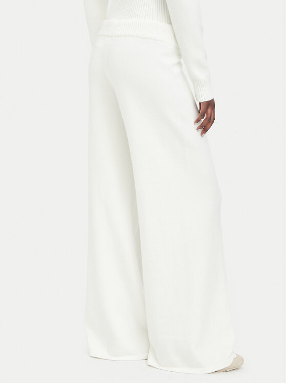 Juicy Couture Juicy Couture Pantalón de punto JCWBJ226310 Crema Relaxed Fit