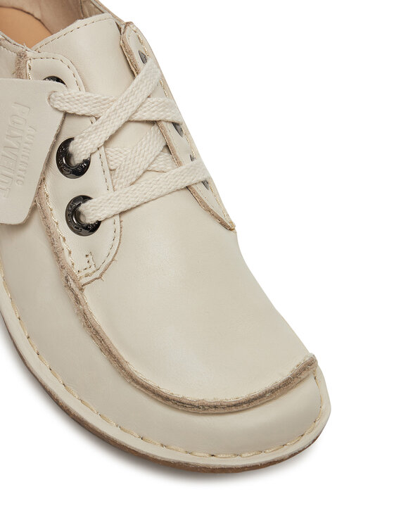 Clarks Poltopánky Clarks Funny Dream 26181433 Écru