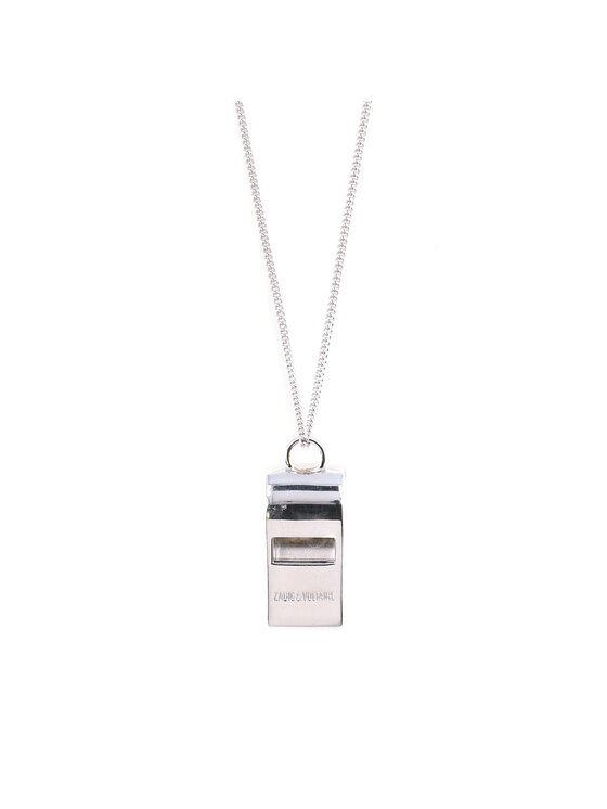 Zadig & Voltaire Naszyjnik Zadig & Voltaire Whistle Necklace OWJW00034 Srebrny
