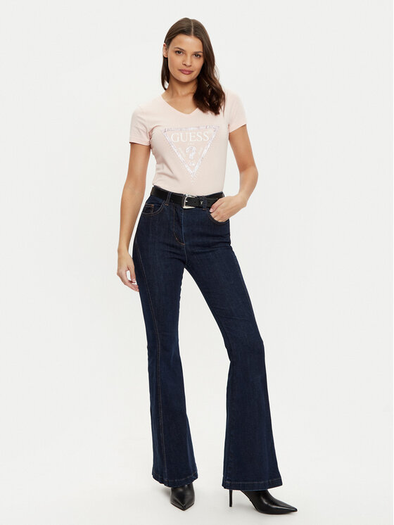 Guess Guess Футболка W5RI21 J1314 Бежевий Regular Fit
